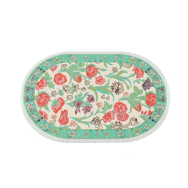 Wholesale 1:12 Miniature Dollhouse Oval Carpet